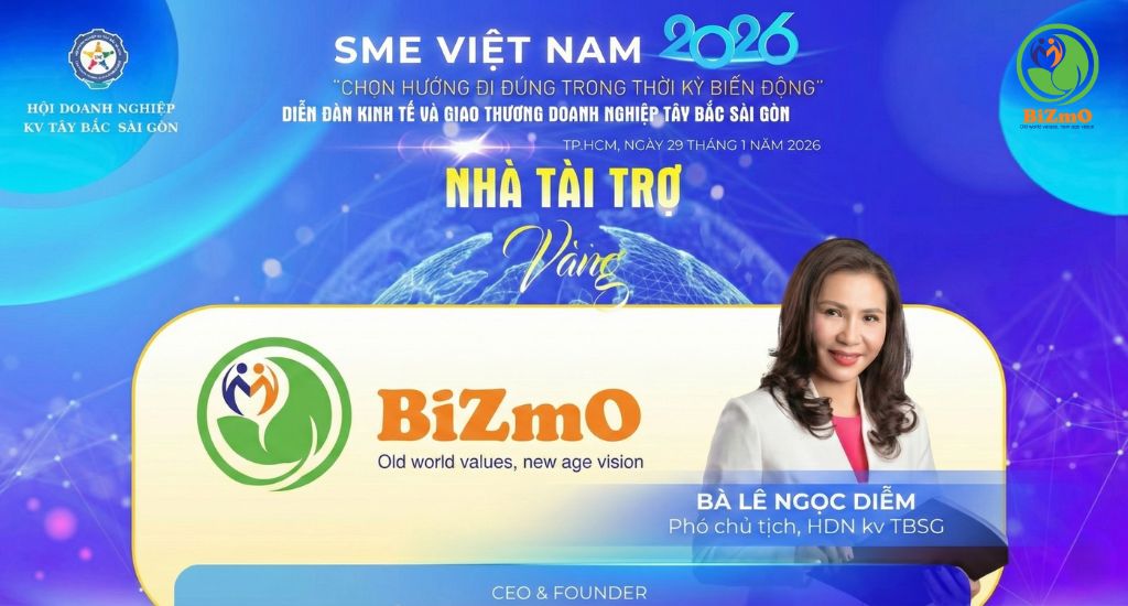SME Việt Nam 2026: Diễn đàn Kinh tế & Giao thương Doanh nghiệp Tây Bắc Sài Gòn 2 Bà Lê Ngọc Diễm Phó chủ tịch Hội Doanh Nghiệp TBSG