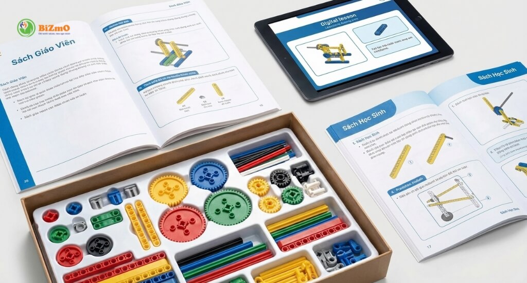 Giải Pháp Phòng Lab STEM Tiểu Học Trọn Gói: Chuẩn GDPT 2018 3 Cận cảnh Bộ Giáo cụ Lab STEM BiZmO