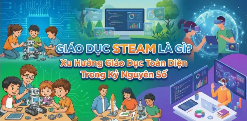 Giáo Dục STEAM Là Gì? Xu Hướng Giáo Dục Toàn Diện Năm 2026 3 Giáo Dục STEAM Là Gì Xu Hướng Giáo Dục Toàn Diện Trong Kỷ Nguyên Số