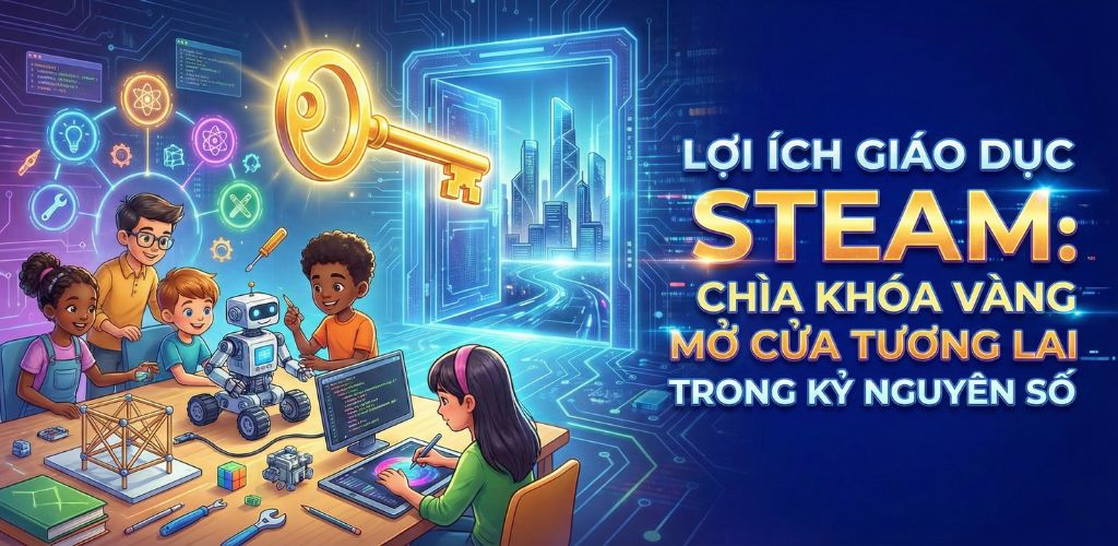 Lợi Ích Giáo Dục STEAM: Phát Triển Toàn Diện Cho Trẻ Trong Kỷ Nguyên Số 2 Lợi ích giáo dục STEAM trong kỉ nguyên số