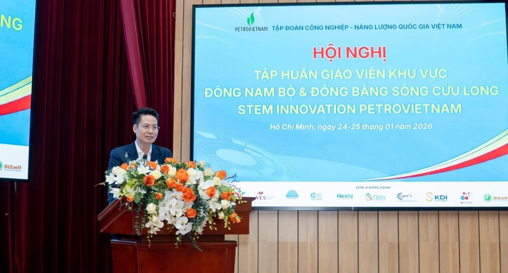 BiZmO Đồng Hành Cùng Sự Kiện Nâng Cao Kỹ Năng Giáo Dục STEM Cho Giáo Viên Khu Vực Nam Bộ 2 BiZmO Đồng Hành Cùng Sự Kiện Nâng Cao Kỹ Năng Giáo Dục STEM Cho Giáo Viên Khu Vực Nam Bộ