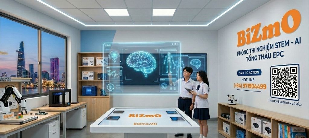 Vì sao Trường Công Lập cần Phòng STEM - AI Lab năm 2026? 1 Tầm nhìn tương lai và sự sẵn sàng của thế hệ trẻ đối với công nghệ cao.