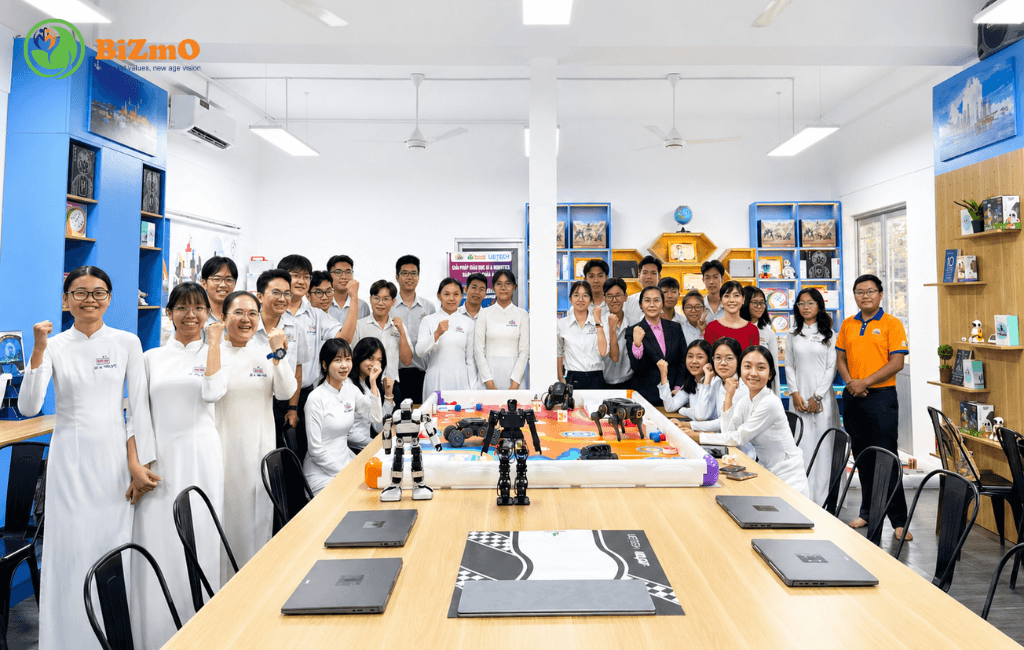 Nhà thầu thi công phòng STEM trọn gói cho trường học 5 BIZMO triển khai phòng STEM thực tế cho trường học