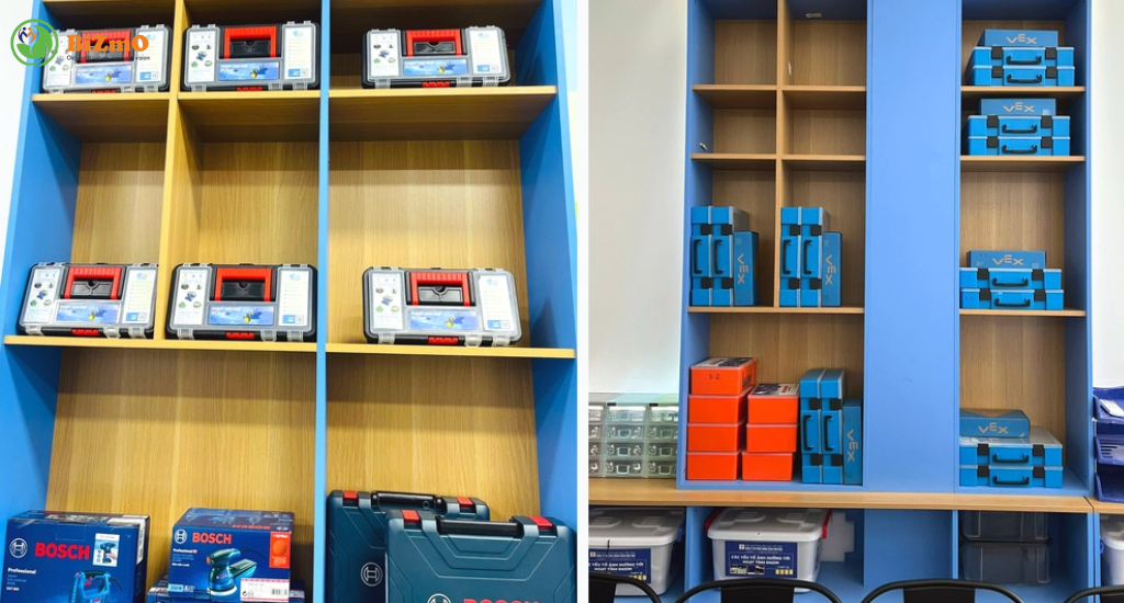 Báo giá phòng STEM gồm những hạng mục nào? 3 Học cụ STEM là hạng mục quan trọng trong phòng STEM, hỗ trợ giáo viên tổ chức bài học và giúp học sinh thực hành theo dự án.